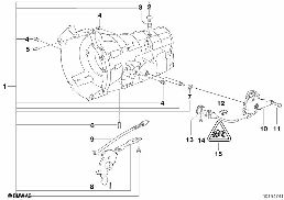 A5S310Z HOUSING WITH MOUNTING PARTS diagram for BMW 5 Series E39 528i
