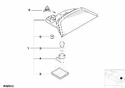 THIRD STOPLAMP diagram for BMW 5 Series E39 528i