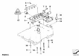 A5S310Z MOUNTING PARTS CONTROL UNIT diagram for BMW 5 Series E39 528i