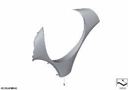 COVER, STEERING WHEEL diagram for BMW 1 Series E81 116i 1.6