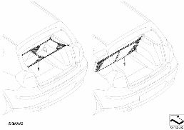 TRUNK ROOM NET diagram for BMW 1 Series E81 116i 1.6