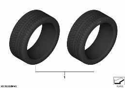 WINTER TIRES diagram for BMW 5 Series F10 LCI 530d