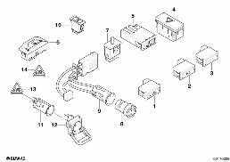 VARIOUS SWITCHES/CIGAR LIGHTER diagram for BMW 5 Series E39 528i