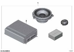 HIFI SYSTEM, ALPINE diagram for BMW 1 Series E81 116i 1.6