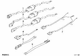 REPAIR CABLE, AIRBAG diagram for BMW 5 Series E39 528i