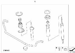 PERFORMANCE SUSPENSION diagram for BMW 1 Series E81 116i 1.6