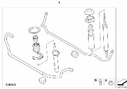 PERFORMANCE SUSPENSION diagram for BMW 1 Series E81 116i 1.6