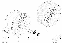 RADIAL STYLING (STYL.32) diagram for BMW 5 Series E39 528i