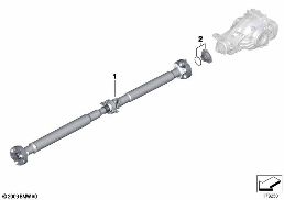 DRIVE SHAFT/INSERT NUT diagram for BMW 5 Series F10 LCI 528i