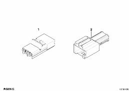 MISCELLANEOUS PLUGS AND CONNECTORS diagram for BMW 5 Series E39 528i