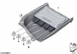 CONTROL UNIT, ACTIVE STEERING diagram for BMW 5 Series F10 LCI 525d