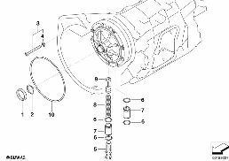 A5S325Z LUBRICATION SYSTEM diagram for BMW 5 Series E39 528i