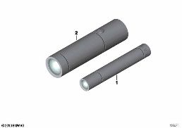 FLASHLIGHT, LED diagram for BMW 1 Series E81 116i 1.6