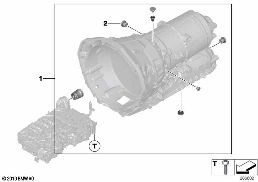 GA8HP45Z SMALL PARTS diagram for BMW 5 Series F10 LCI 528i