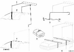 UNIVERSAL HOIST diagram for BMW 1 Series E81 116i 1.6