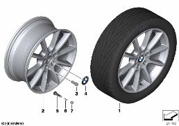 BMW LA WHEEL V SPOKE 281 - 20