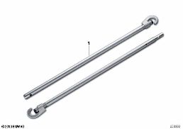 TOW BAR diagram for BMW 1 Series E81 116i 1.6