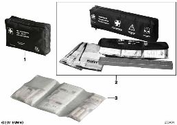 FIRST-AID KIT, UNIVERSAL diagram for BMW 5 Series E39 528i