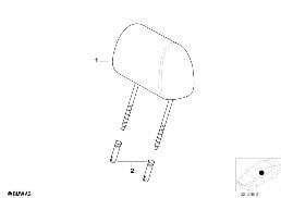 SEAT, FRONT, HEAD RESTRAINT, SPORT SEAT diagram for BMW 5 Series E39 528i