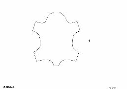YARDED MATERIAL, LEATHER MONTANA diagram for BMW 5 Series E39 528i