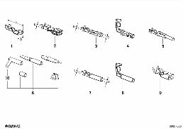 VARIOUS WIRING CONNECTORS diagram for BMW 5 Series E39 528i