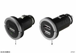 BMW USB CHARGER diagram for BMW 5 Series E39 528i