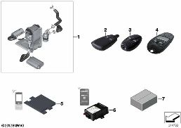 INSTALL.KIT, INDEPENDENT HEATER diagram for BMW 1 Series E81 116i 1.6