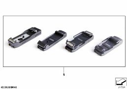 SNAP-IN ADAPTER, BLACKBERRY/RIM DEVICES diagram for BMW 1 Series E81 116i 1.6
