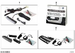 RETROFIT KIT, LED DAYTIME DRIVING LIGHTS diagram for BMW 1 Series E81 116i 1.6