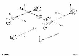 RADIO ADAPTER WIRING diagram for BMW 3 Series E36 318is