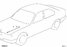 EARTH STRAP FOR ENGINE HOOD diagram for BMW 3 Series E36 318is