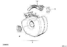 RESERVE FUEL TANK diagram for BMW 5 Series E39 528i