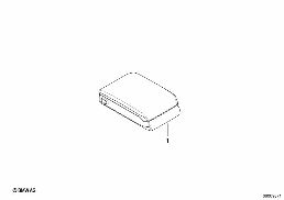 RETROFIT KIT, ARMREST FRONT diagram for BMW 5 Series E39 528i