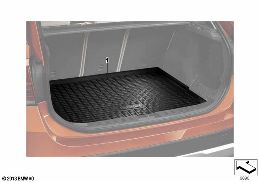 FITTED LUGGAGE COMPARTMENT MAT diagram for BMW 5 Series E39 528i