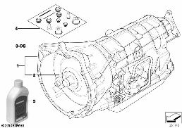 AUTOMATIC TRANSMISSION A5S325Z diagram for BMW 5 Series E39 528i