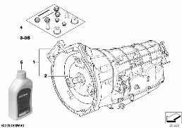 AUTOMATIC TRANSMISSION A5S310Z diagram for BMW 5 Series E39 528i
