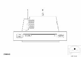 MODIFICAT. RADIO REVERSE TO BUSINESS CD diagram for BMW 5 Series E39 528i