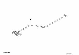 REAR POWER SUPPLY diagram for BMW 5 Series E39 528i