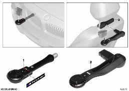 BMW ACTION-CAM BRACKET diagram for BMW 1 Series E81 116i 1.6