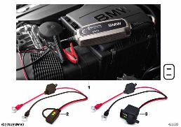 BATTERY CHARGER diagram for BMW 5 Series E39 525i