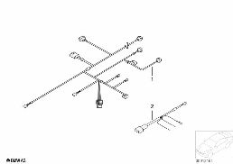HEATER WIRING SET diagram for BMW 5 Series E39 528i