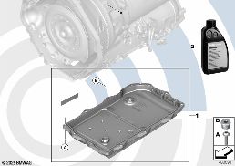 FLUID-CHANGE KIT, AUTOM. TRANSMISSION diagram for BMW 5 Series F10 LCI 528i