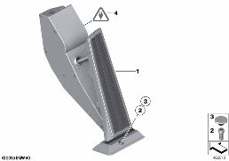ACCELERATION/ACCELERATOR PEDAL MODULE diagram for BMW 5 Series F10 LCI 520d