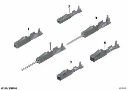 CONTACT SYSTEM MQS diagram for BMW 5 Series E39 528i
