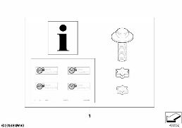 SECURITY KIT diagram for BMW 5 Series F10 LCI 525d