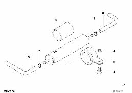 FUEL PIPES AND FUEL FILTERS diagram for BMW 5 Series E39 528i