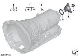 GA8HP45Z OUTPUT diagram for BMW 5 Series F10 LCI 528i