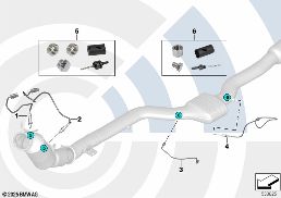 REP. KIT WELDED CASE EXHAUST GAS SENSORS diagram for BMW 4 Series F32 430i