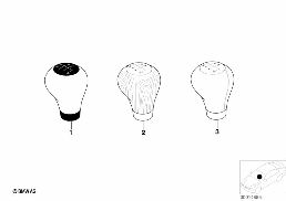 SHIFT KNOB, CLASSIC diagram for BMW 5 Series E39 528i