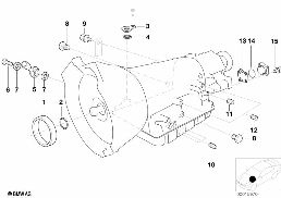 A5S300J MOUNTING PARTS/SEALS diagram for BMW 5 Series E39 528i
